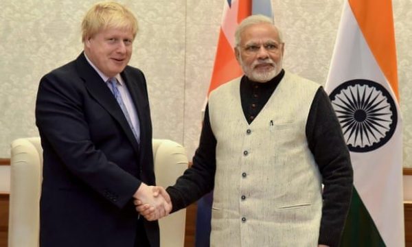 英首相、G7のD10への拡大を求め訪印
