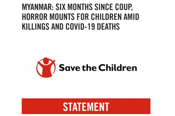 ミャンマー：コロナ猛威により子どもたちの環境が危機的に